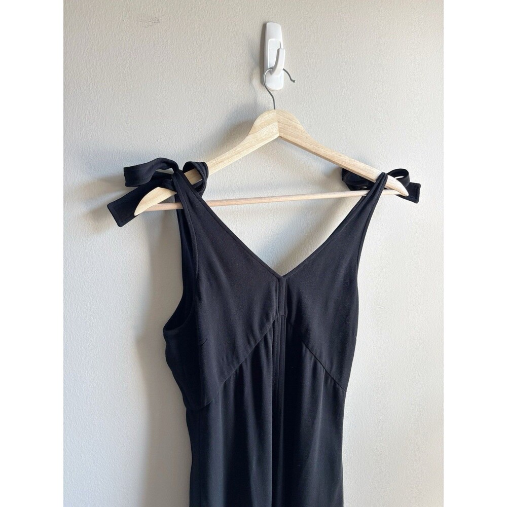 Aritzia Black Maxi Pencil V-Neck Dress Size XS - Picture 3 of 7